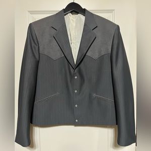 **VINTAGE** ONE-OF-A-KIND UNISEX Cropped Western Jacket